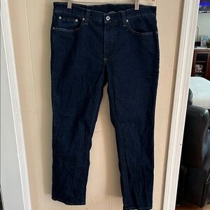 L.L. Bean Men's Dark Blue Straight Jeans